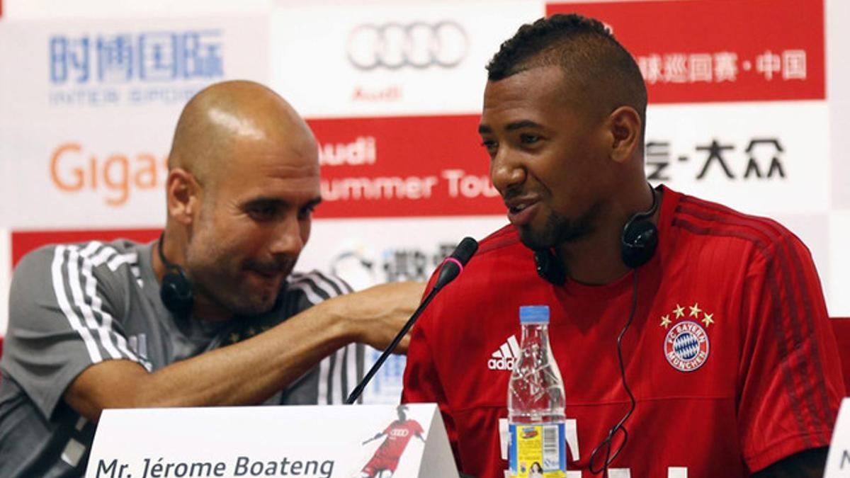 Boateng no esconde su admiración por Guardiola