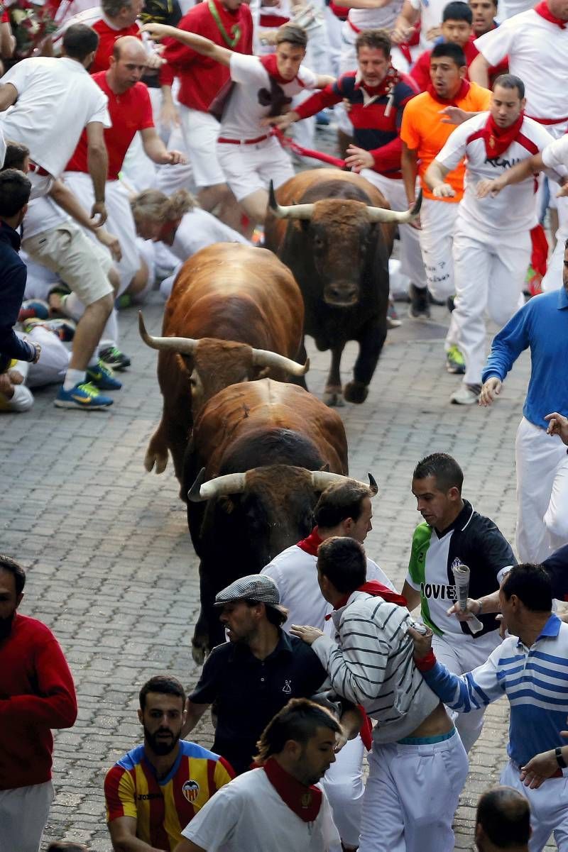 Encierro del cuarto día de las fiestas