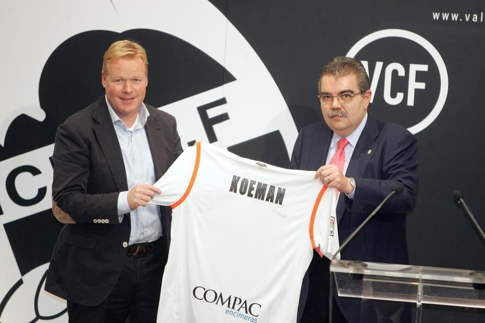 Ronald Koeman en el Valencia CF