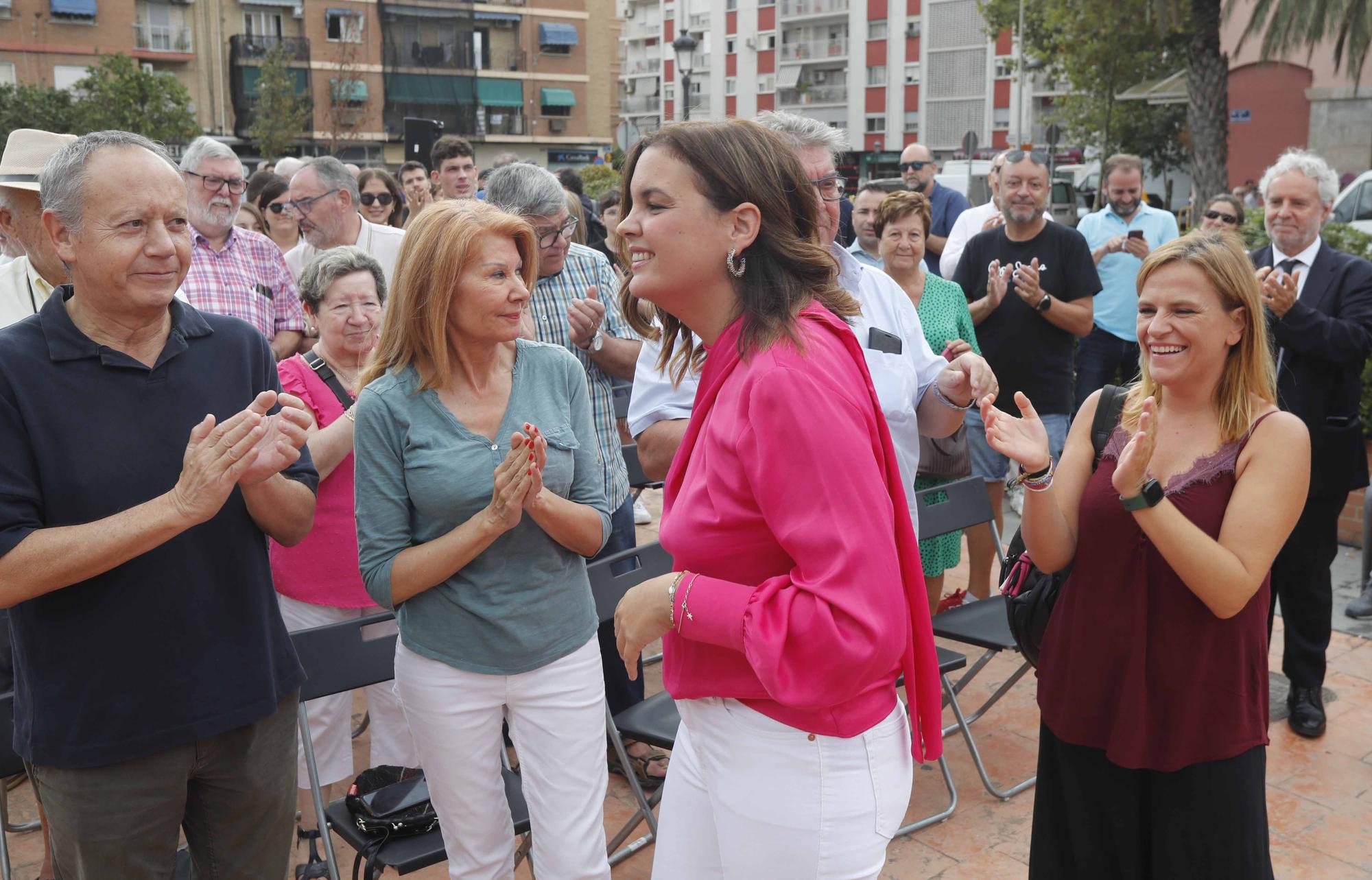 Presentación de la candidatura de Sandra Gómez a las primarias del PSPV