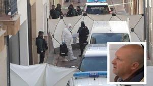 Crimen en Sueca: Agentes de Criminalística de la Guardia Civil durante la inspección ocular en la casa del presunto asesino