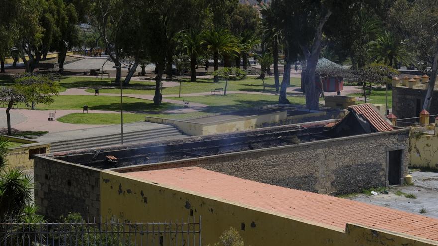 Incendio en la Casa de la Condesa en Telde