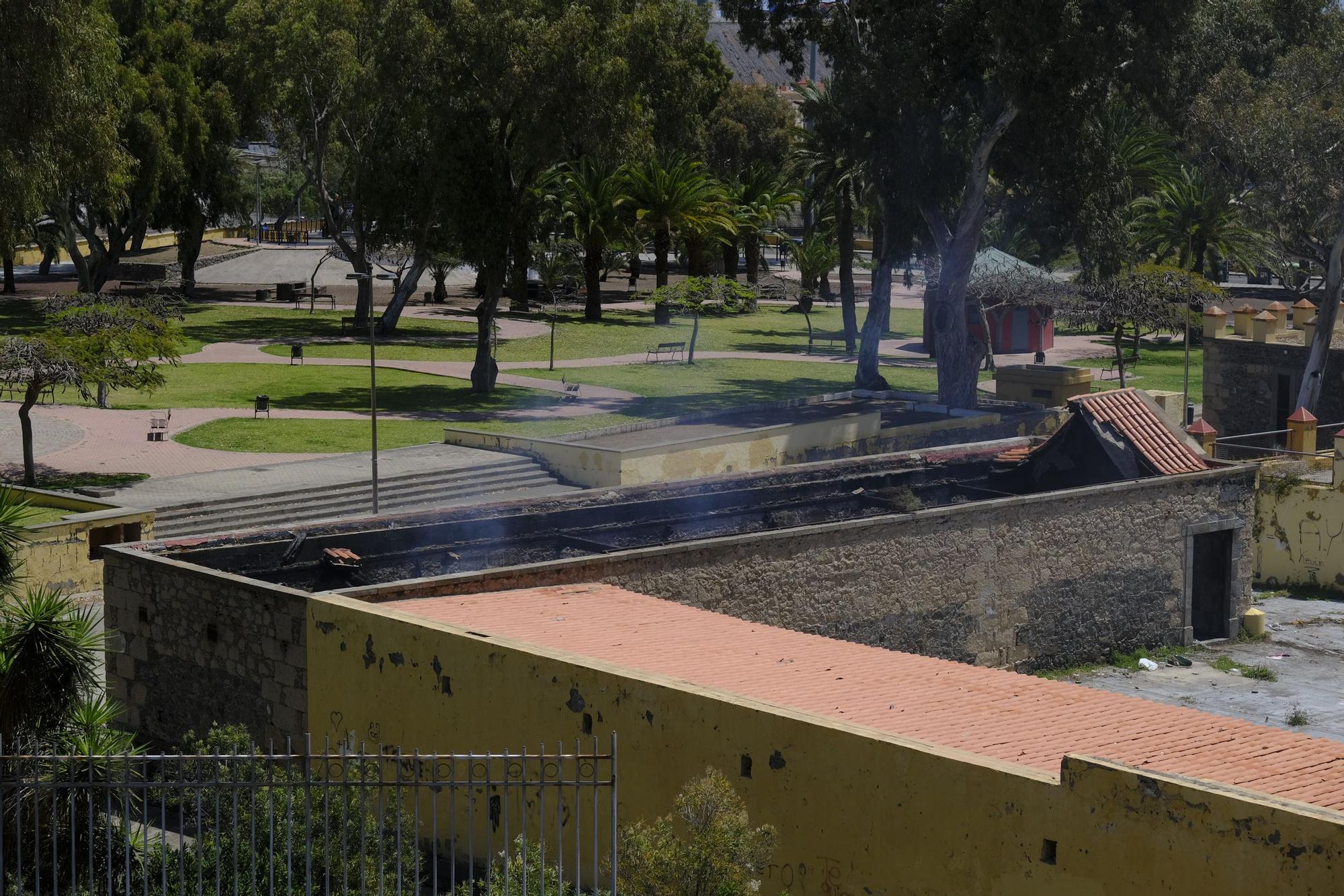 Incendio en la Casa de la Condesa en Telde