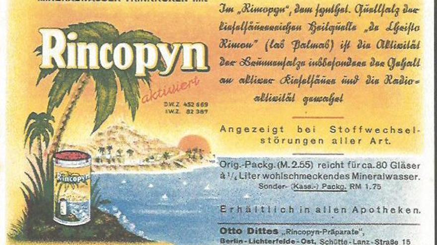Rincopyn: el medicamento del balneario de El Rincón, único de un agua medicinal española