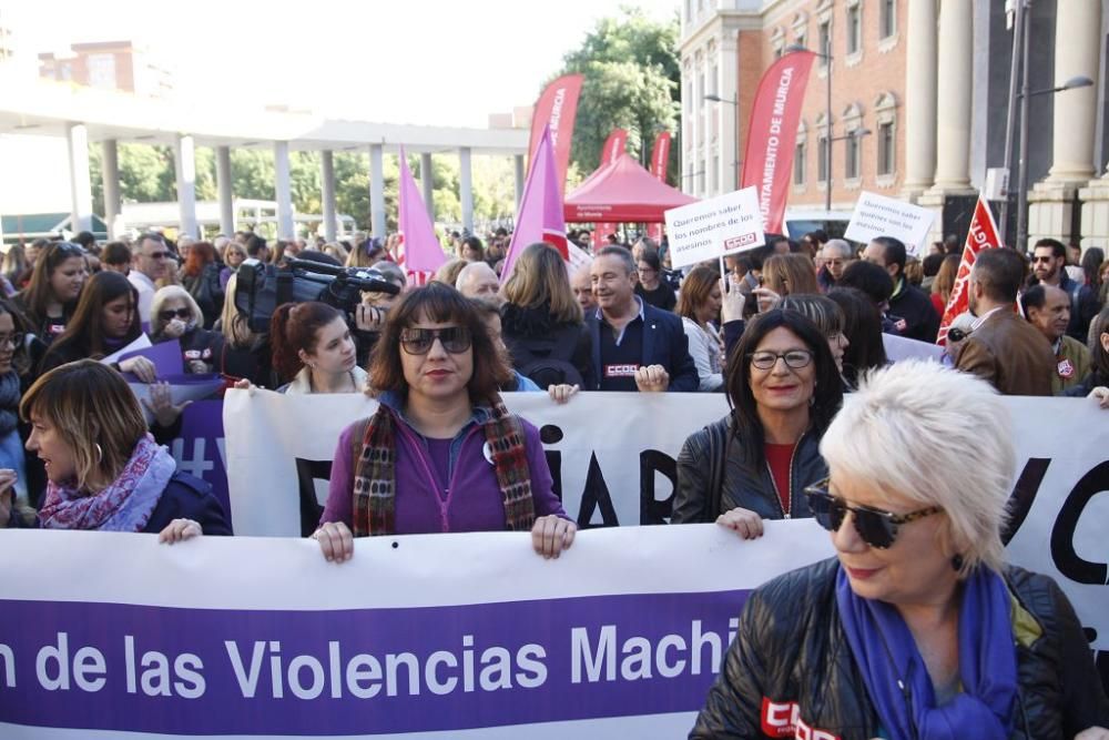 Manifestación en Murcia por el día contra la violencia de género