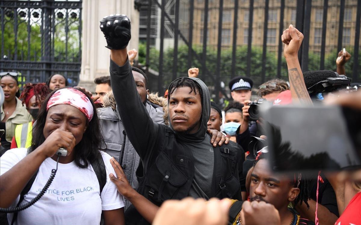 El actor John Boyega.