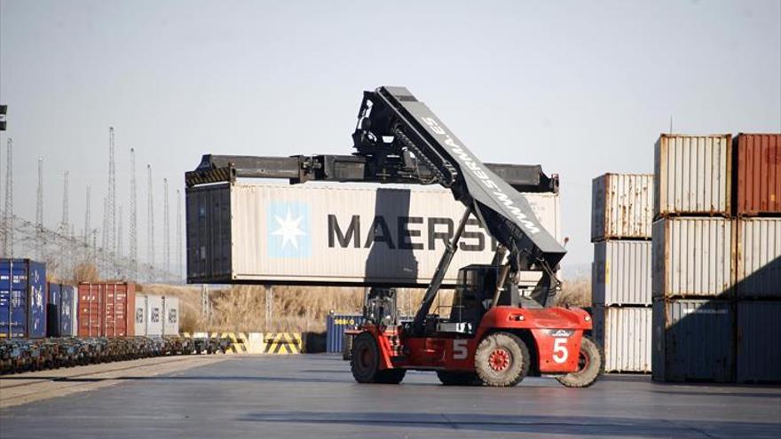 La Terminal Marítima de Zaragoza, baza para la reapertura del Canfranc