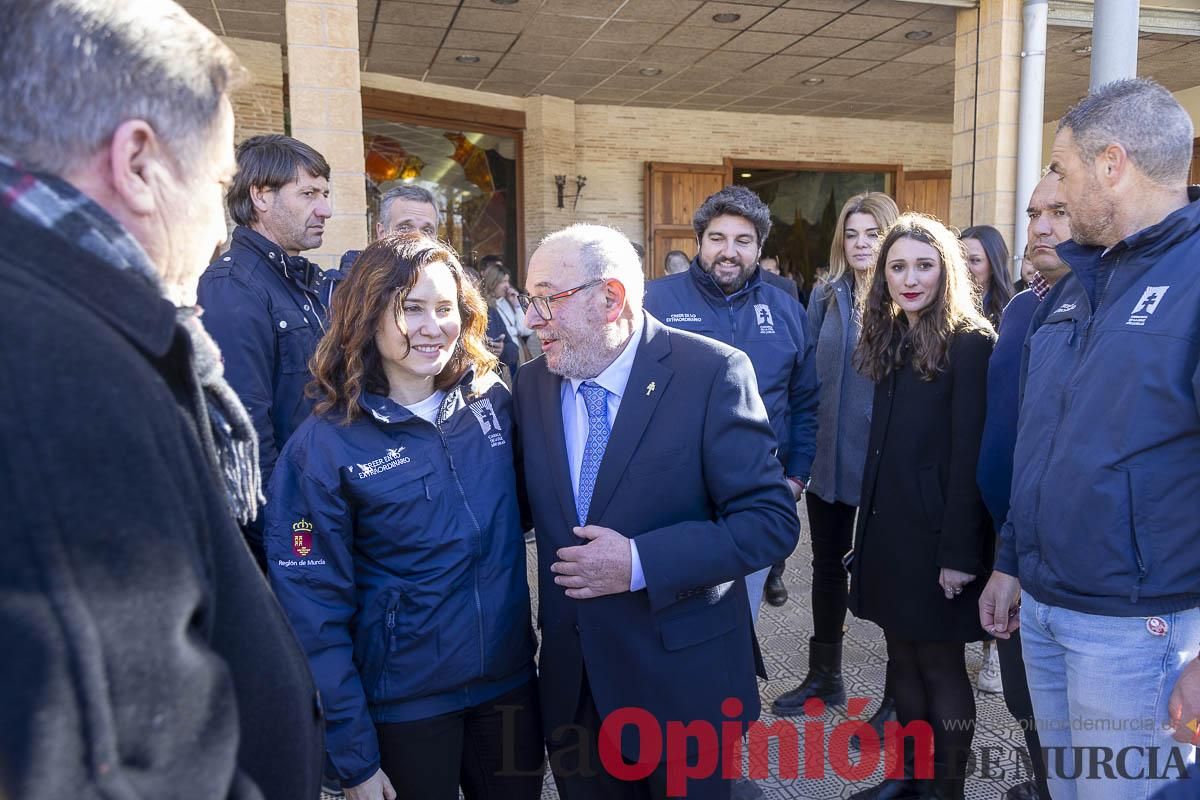 Así ha sido la visita de Isabel Díaz Ayuso a Caravaca de la Cruz