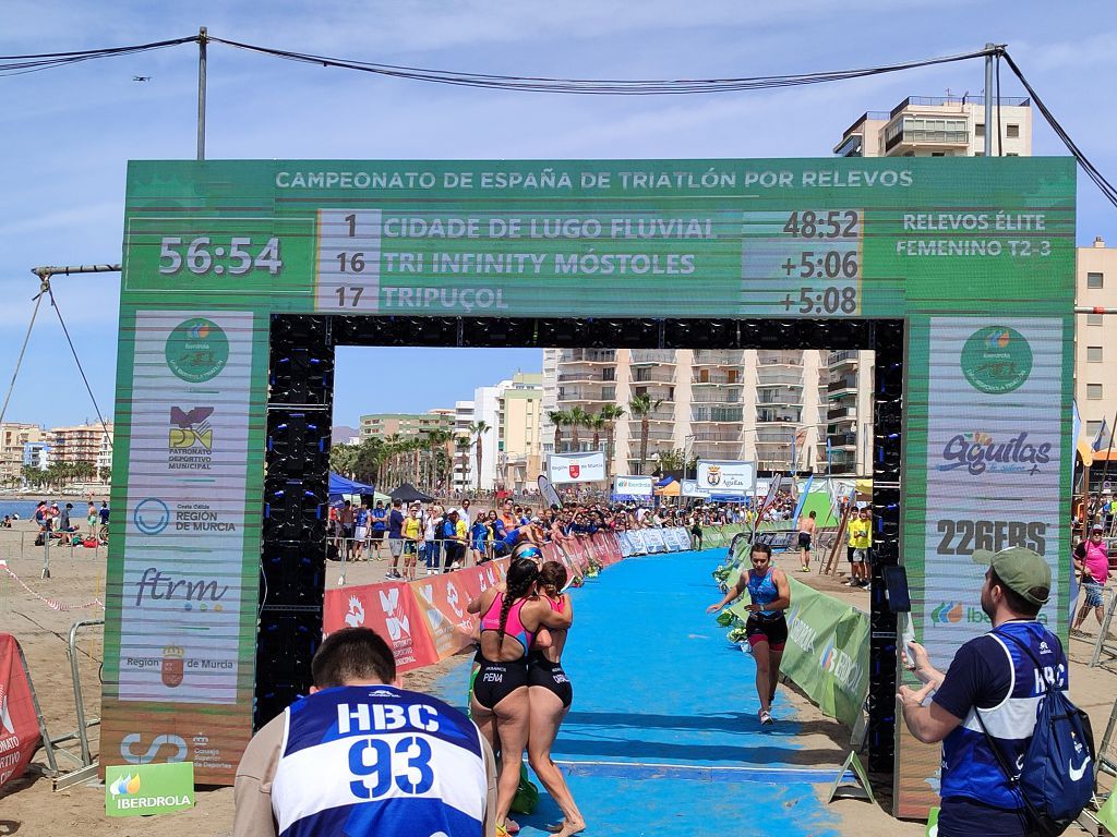 Campeonato de España de Triatlón de relevos en Águilas