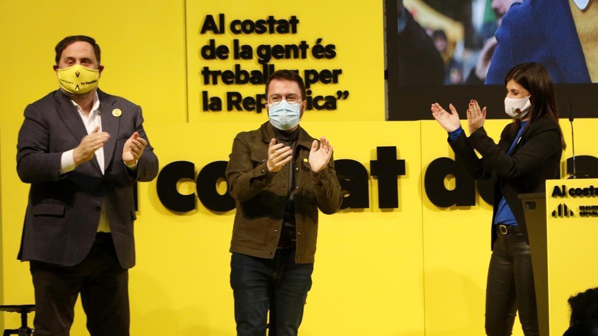 La campaña electoral del 14-F en Catalunya. Las imágenes del 4 de febrero