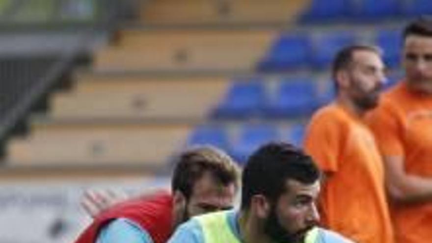 Jose García, entrenando.