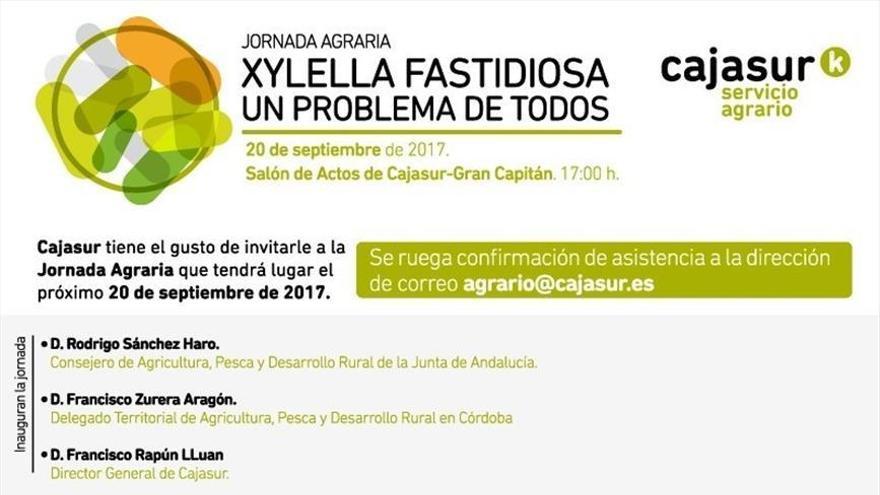 Cajasur celebra una jornada sobre la &#039;xylella fastidiosa&#039;