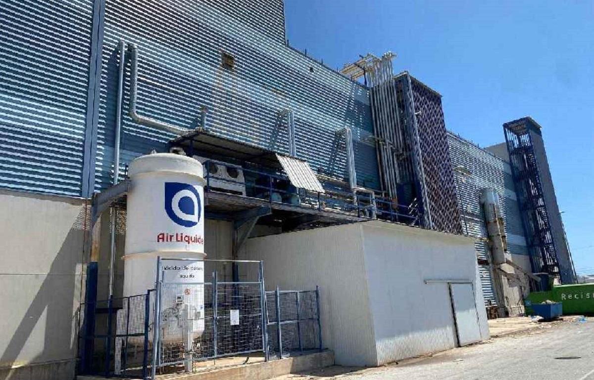 Una imagen de la nave industrial.