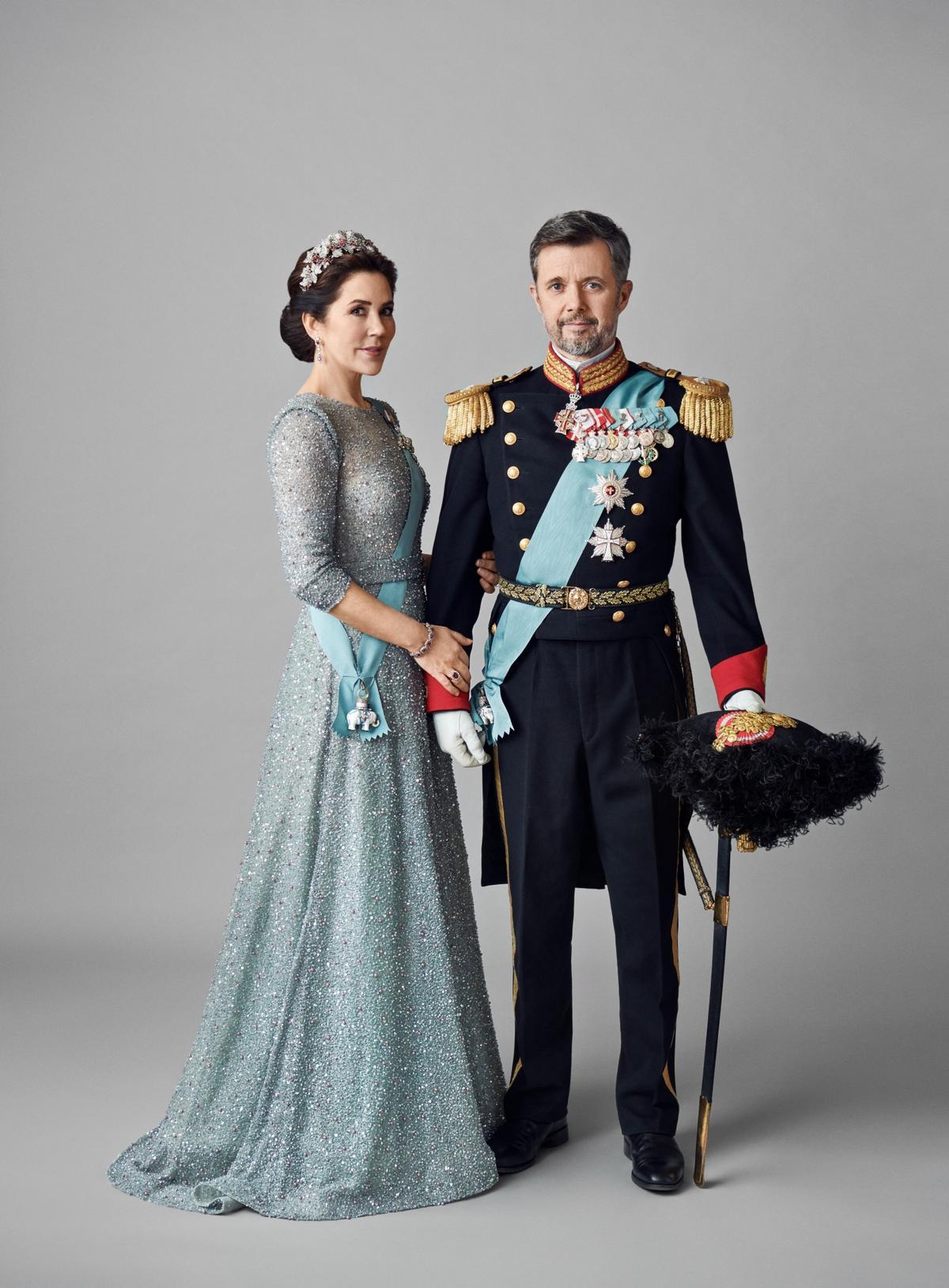 Retrato oficial de Federico y Mary que ha distribuido la casa real danesa horas antes de su proclamación como reyes.