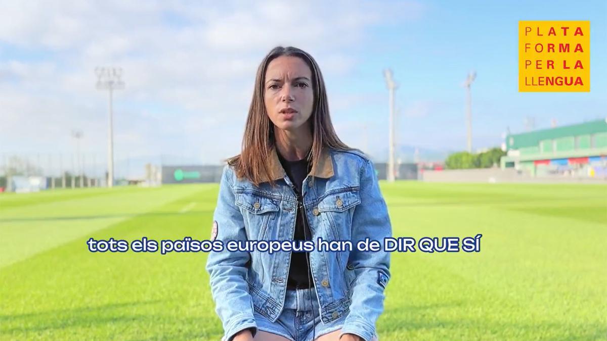 Aitana sale en defensa de la lengua catalana