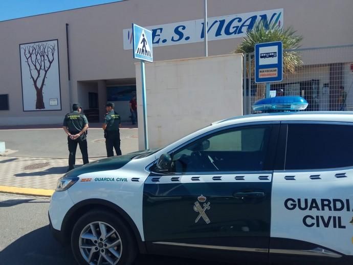 La Guardia Civil velan por la seguridad de los colegios electorales en diferentes municipios de Gran Canaria