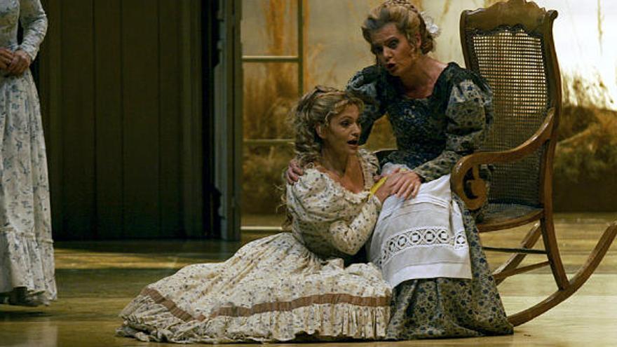 Representación de la ópera ´Eugene Onegin´ en el Palacio de la Ópera.