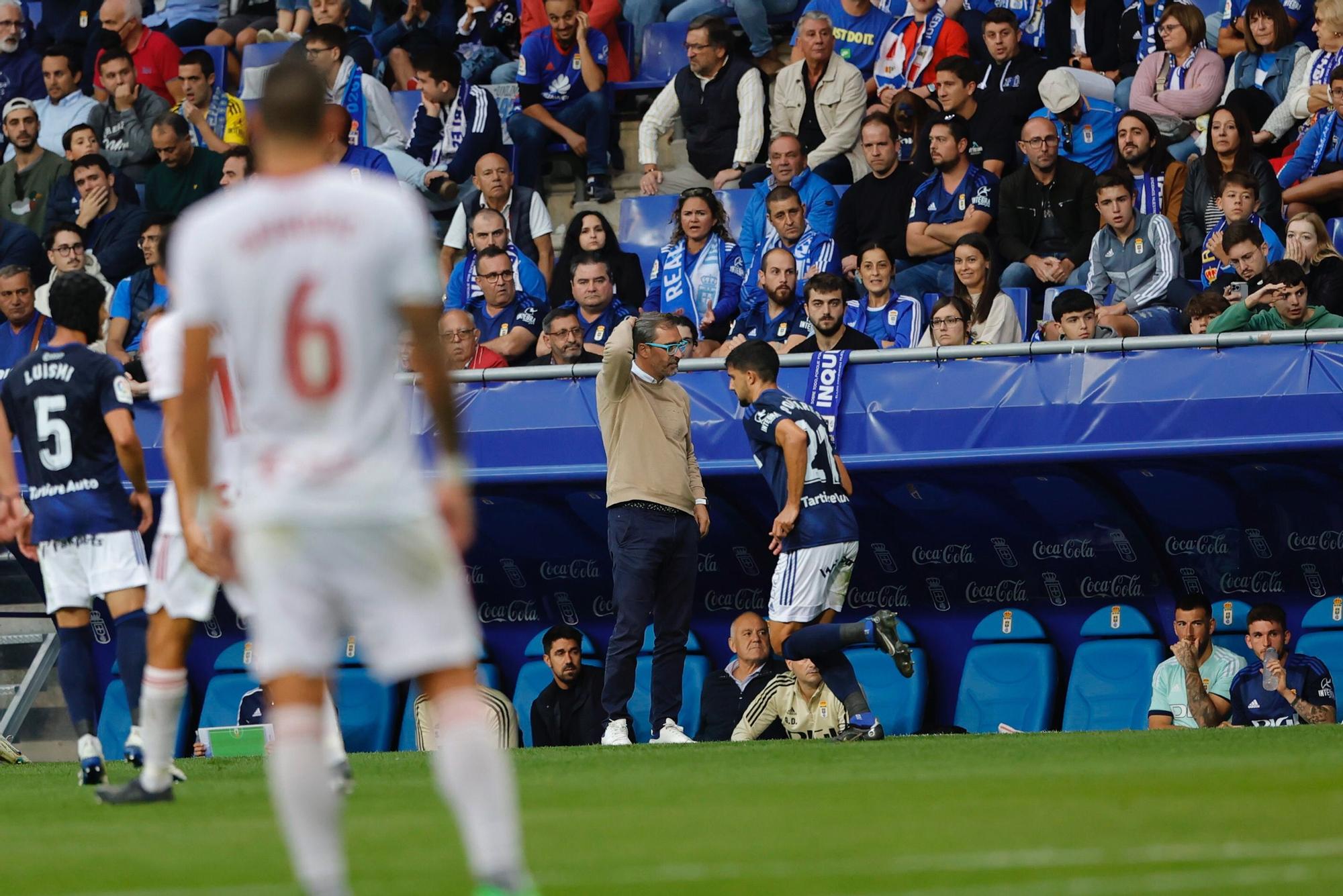 Las imágenes de Bolo durante el partido ante el Cartagena