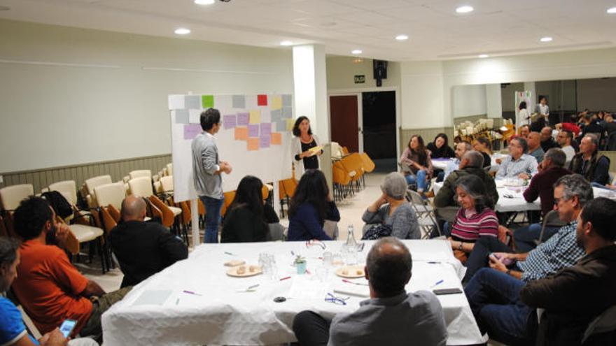 Un momento de la reunión del sector agrario.