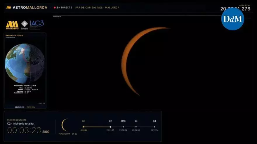 VÍDEO | El eclipse del siglo en Mallorca en un minuto