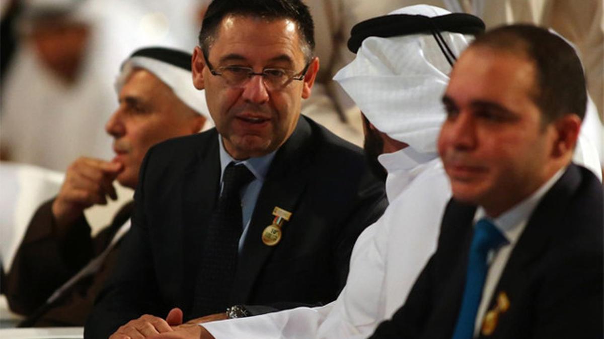 Josep Maria Bartomeu fue uno de los protagonistas del Dubai International Soccer Conference