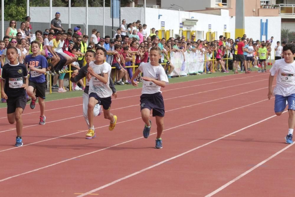 Competición escolar de Atletismo en Cartagena