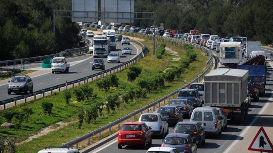 Empiezan las obras del tercer carril de la autopista de Inca hasta Festival Park