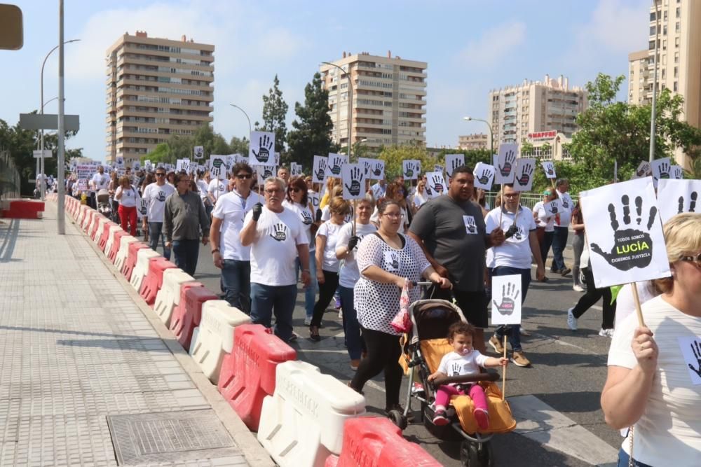 Familiares y amigos de la pequeña fallecida en julio de 2017 en la vía del tren de Pizarra organizan una marcha en Málaga capital para pedir que se sigan investigando la muerte de la niña