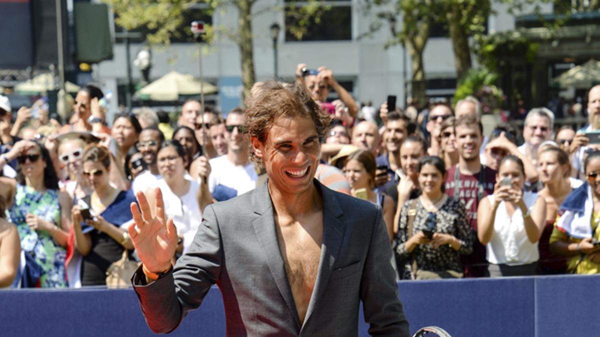 Rafa Nadal y Tommy Hilfiger en Nueva York