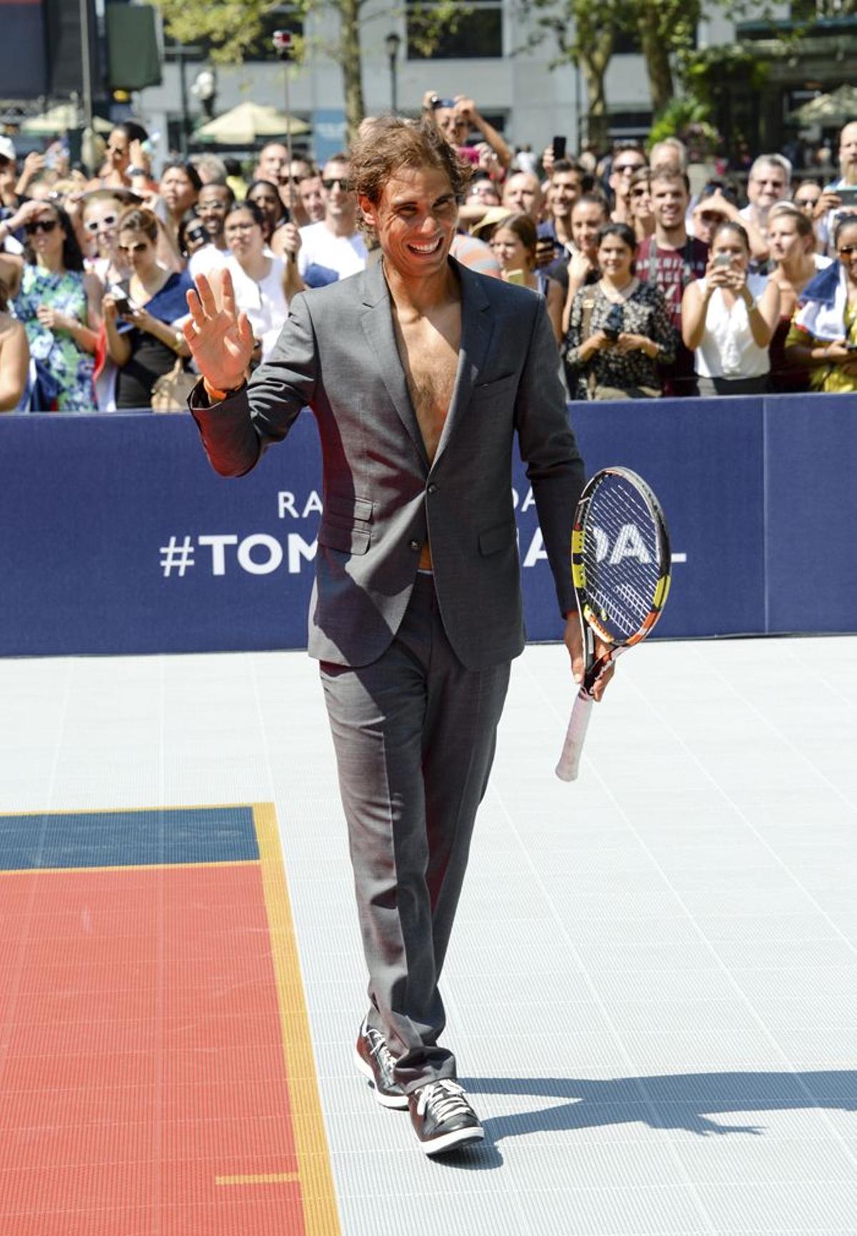 Rafa Nadal y Tommy Hilfiger en Nueva York