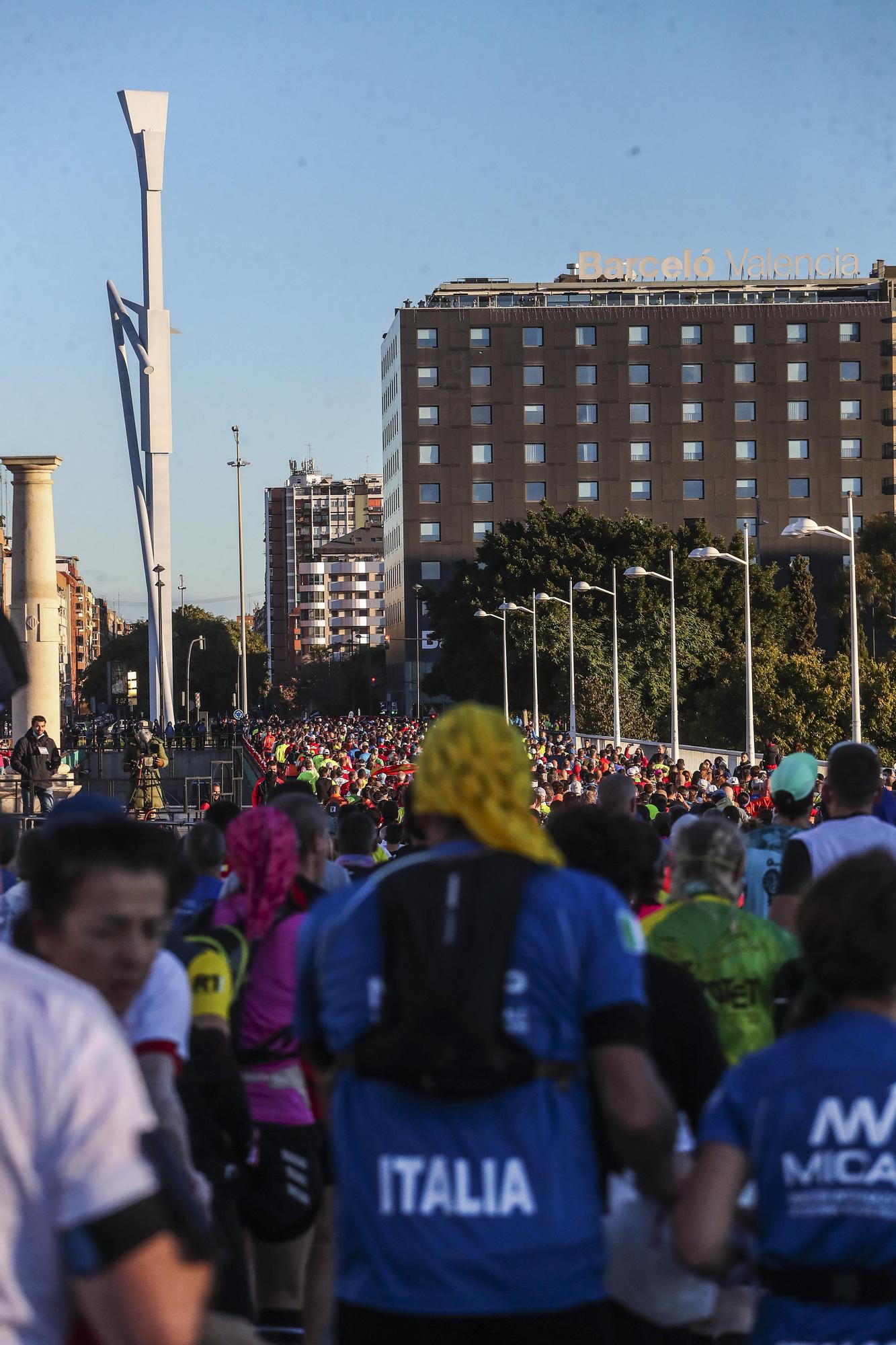 Salida del Maratón Valencia 2021