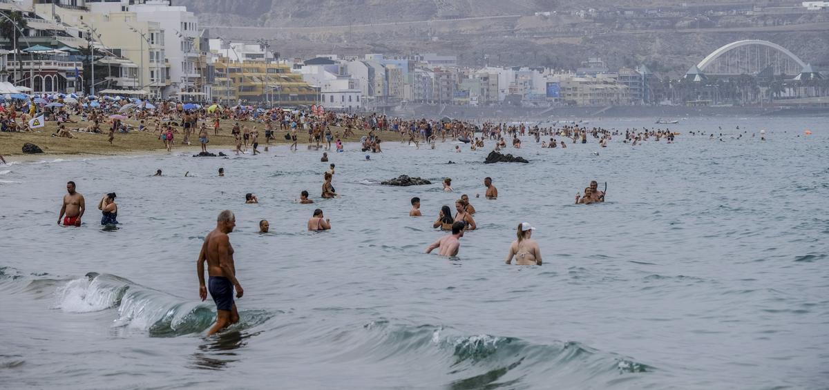 Jornada de playa en Las Canteras