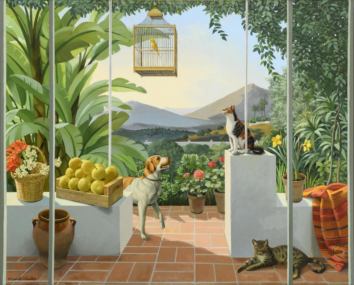 La muestra ‘Vicente Viudes. Alma de color’ se podrá visitar hasta el 25 de enero en el Centro Cultural Las Claras de Murcia.