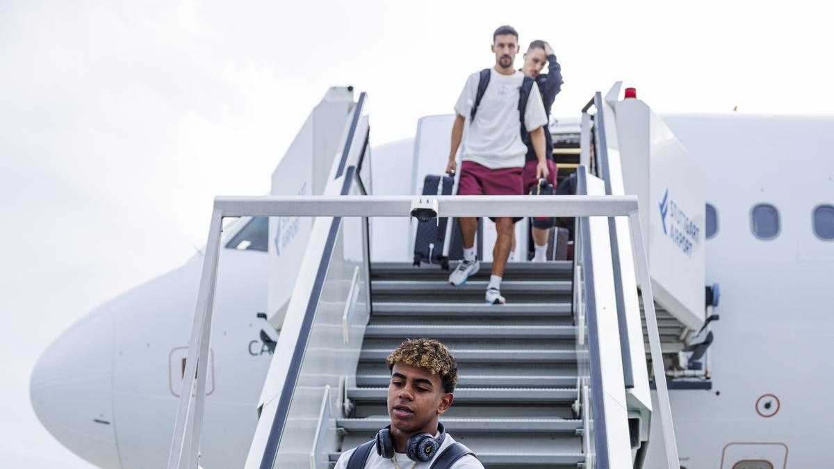 La selección española viaja a Alemania
