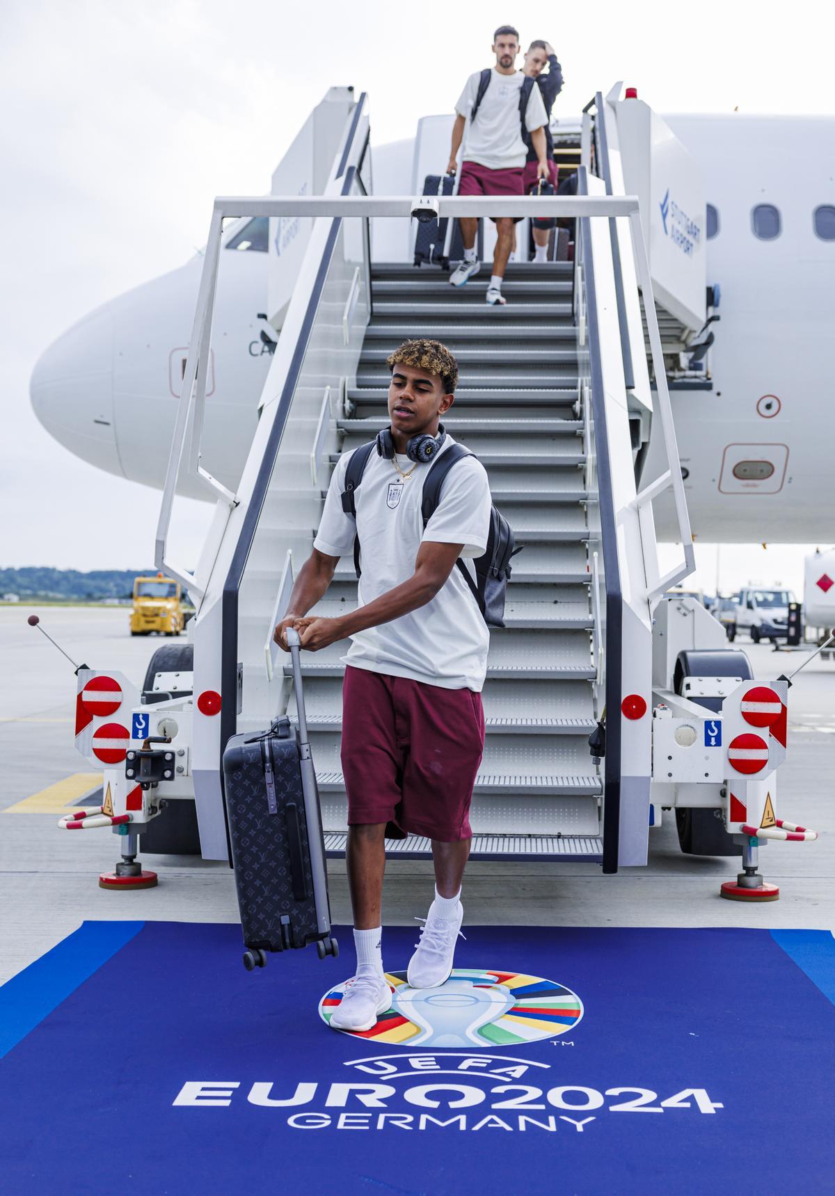 La selección española viaja a Alemania