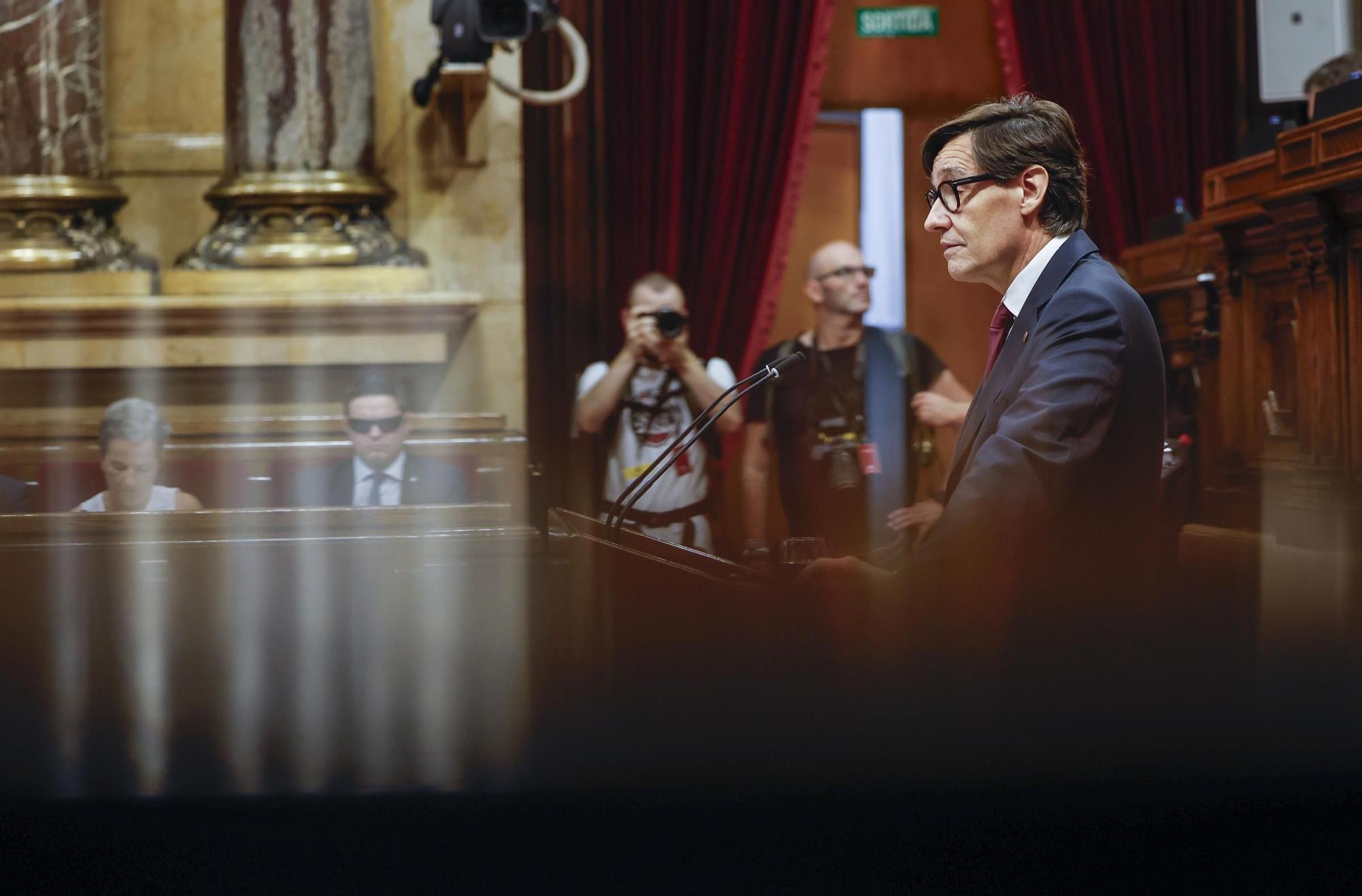 El pleno del Parlament acoge el debate de investidura