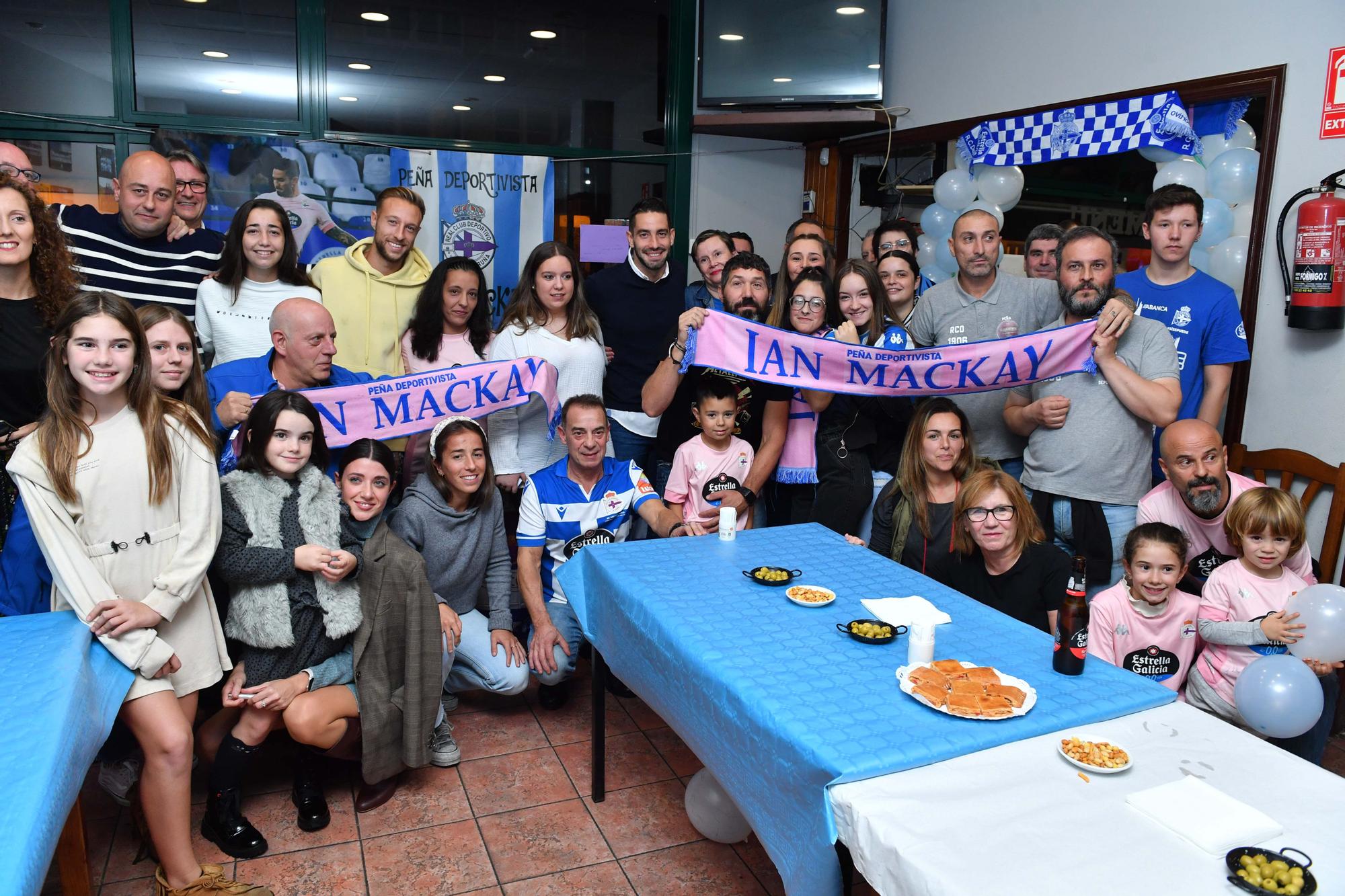 Inauguración de la peña Ian Mackay