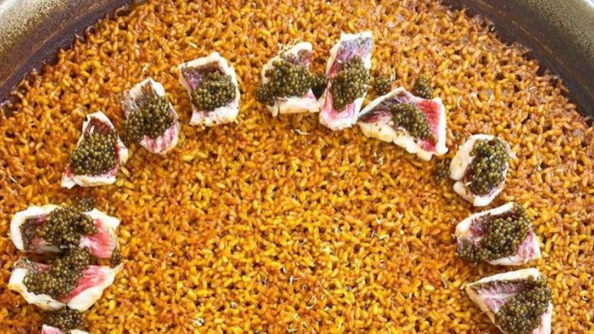 La paella "madrileña" de Dabiz Muñoz.