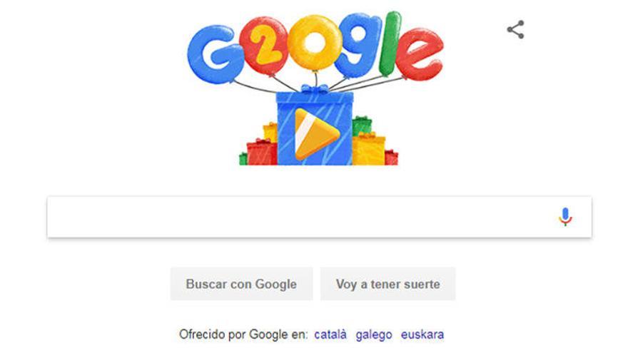 Una imagen del &#039;doodle&#039; de Google.