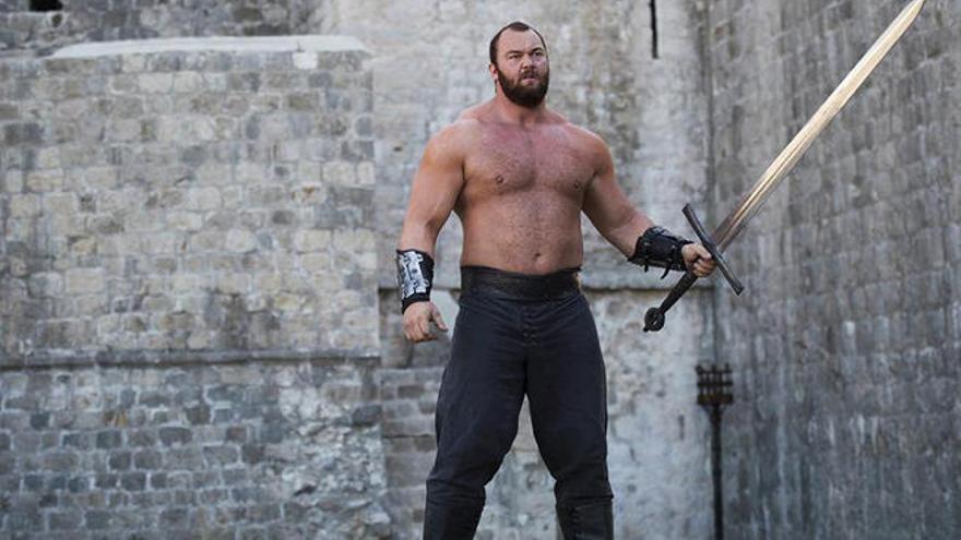 Hafthor Bjornsson en una escena de la serie &#039;Juego de Tronos&#039;.