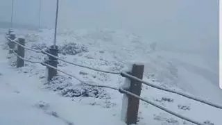 Sorpresa en Mallorca: la impresionante estampa que ha dejado la nieve en el Puig Major