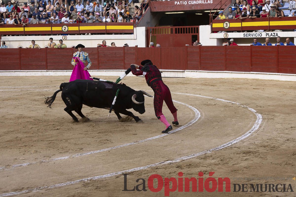 Tarde histórica en Abarán con la alternativa de José María Trigueros y el indulto de Tomás Rufo, junto a Castella salieron a hombros