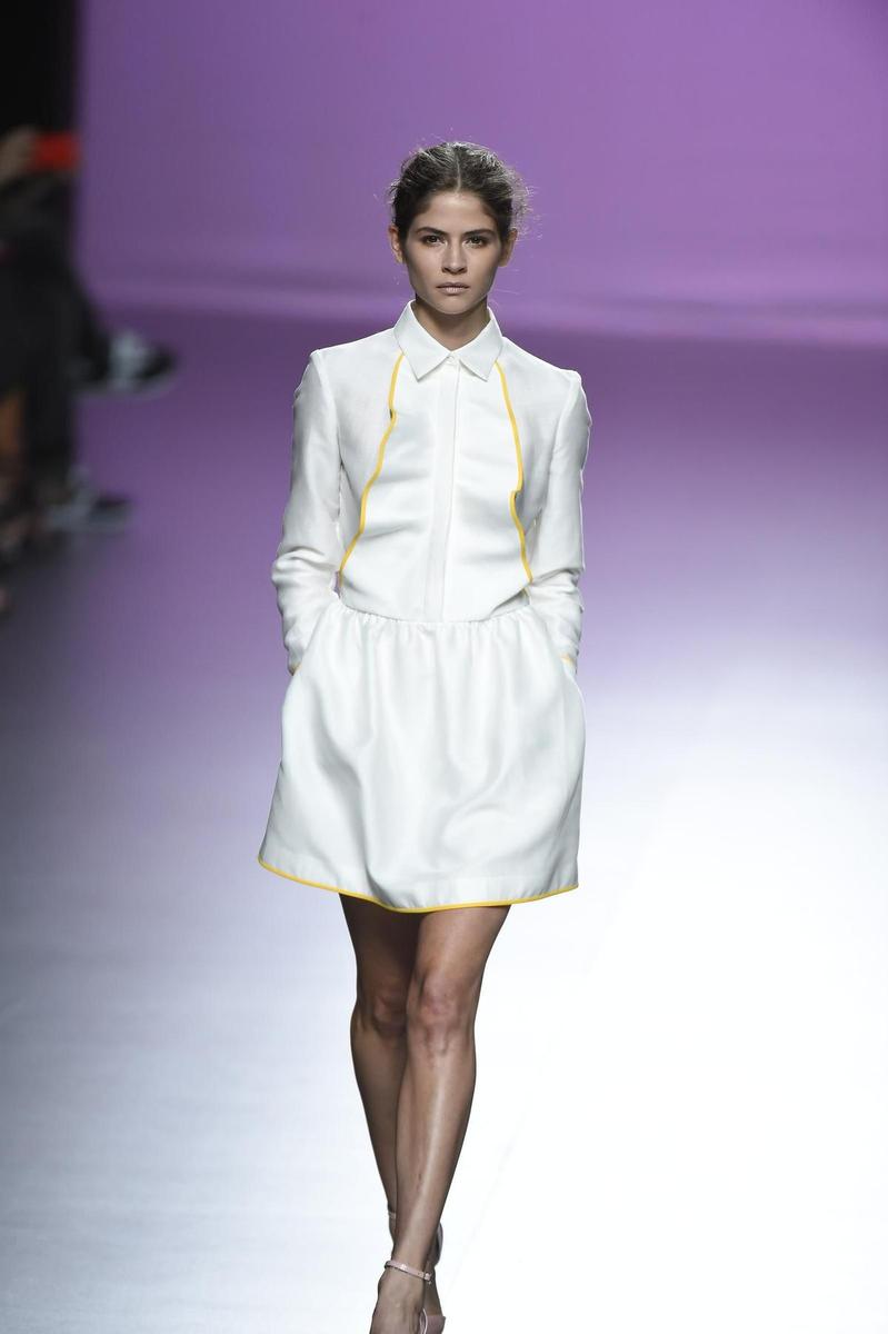 MBFWM 2015: The 2nd Skin Co. Primavera/Verano 2016, vestido blanco clásico