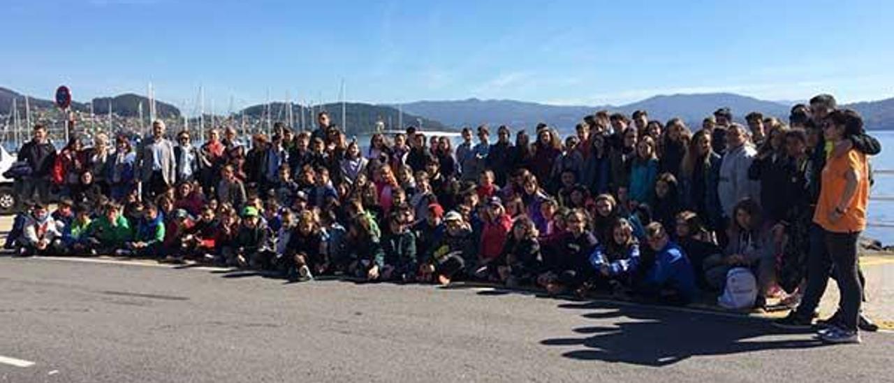 A expedición de alumnos do Bierzo e de Sanabria.