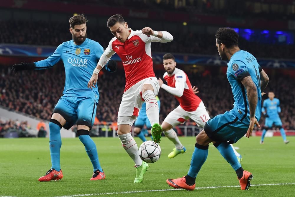 Las mejores imágenes del partido de Champions entre el Arsenal y el Barcelona.