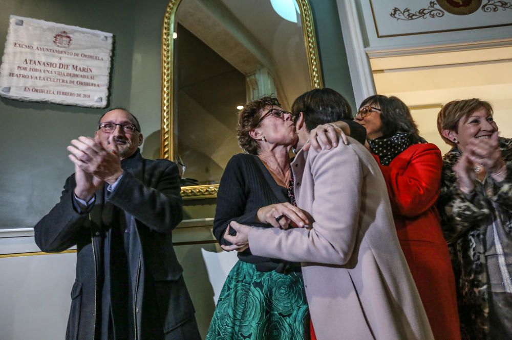 Homenaje a Atanasio Díe en Orihuela