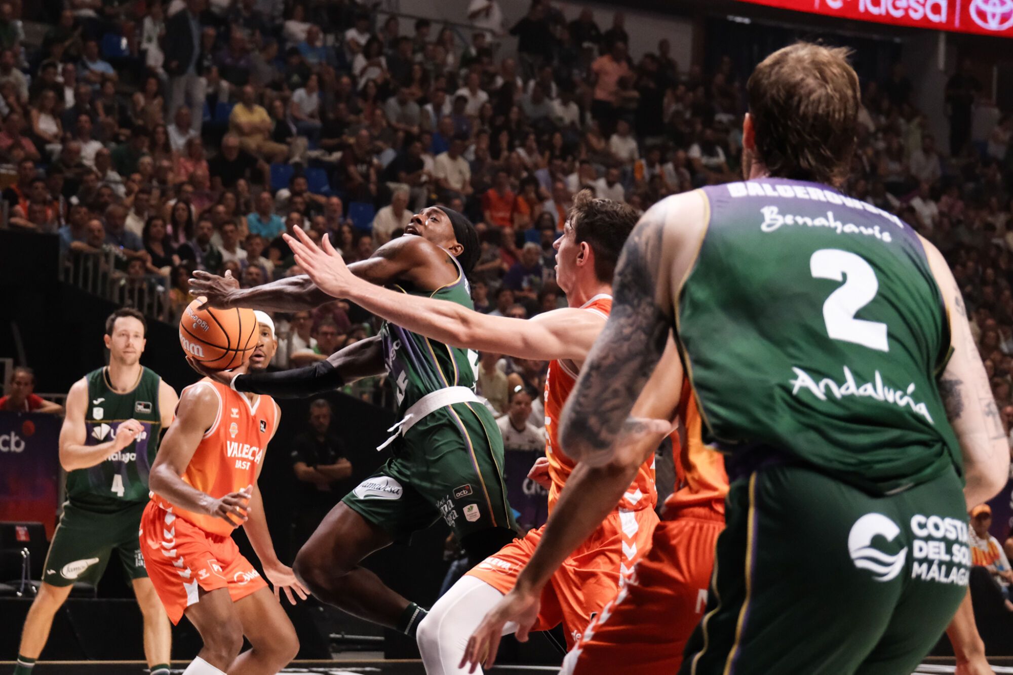 Unicaja - Valencia Basket en el Supercopa de Baloncesto 2025.