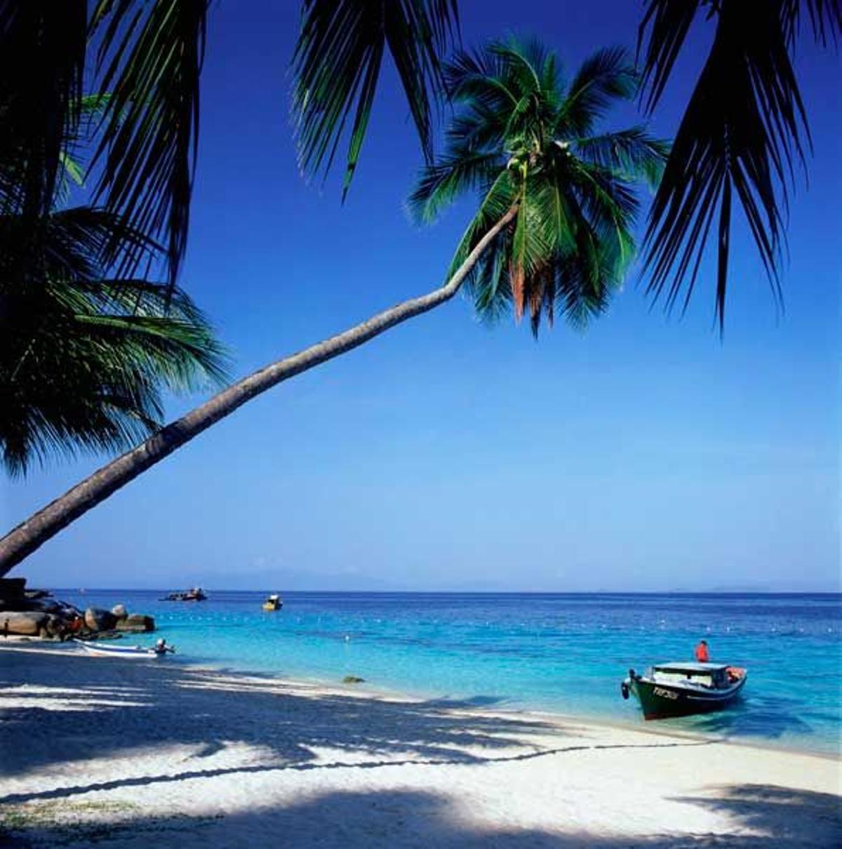 Playa de Abdul en la isla Perhentian.