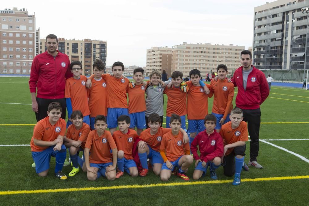 Inauguración del nuevo campo de fútbol del colegio Salesianos