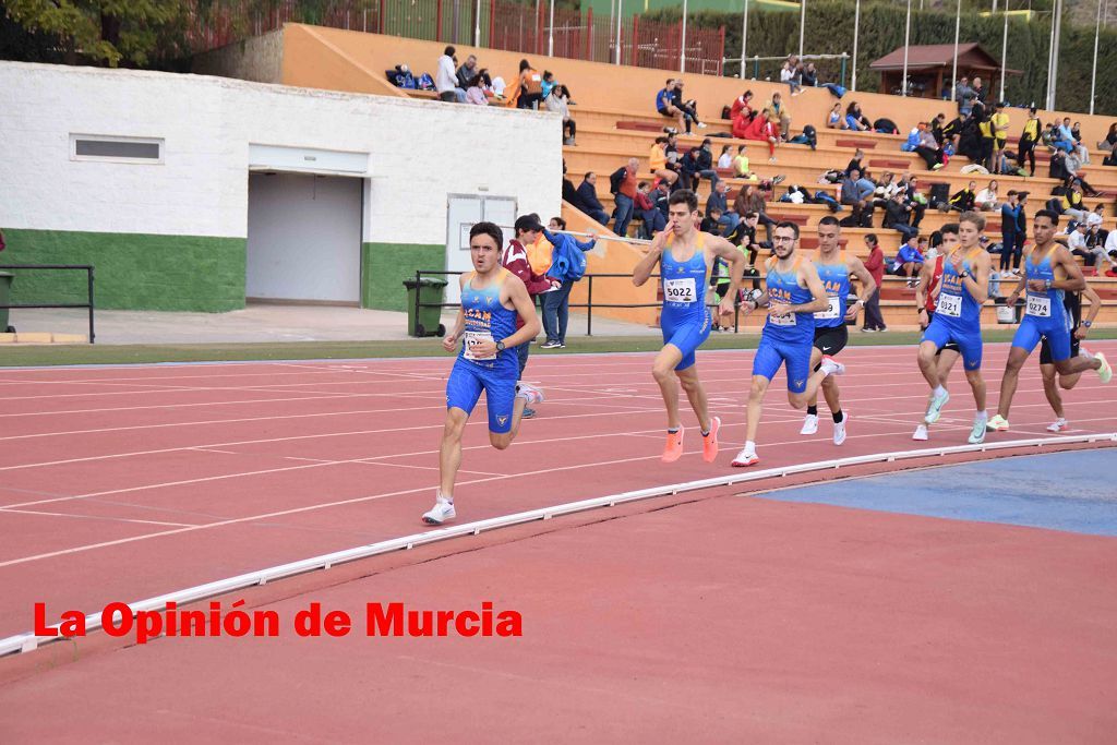 Regional absoluto y sub-23 de atletismo en Lorca